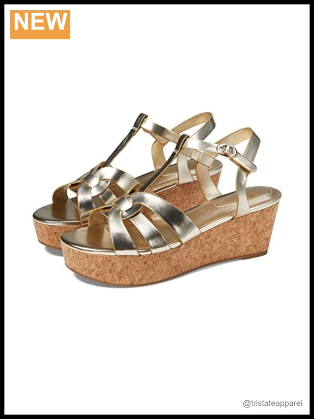 Fisherman Platform Wedge Sandal Adjustable Buckle Ankle Strap Open Toe